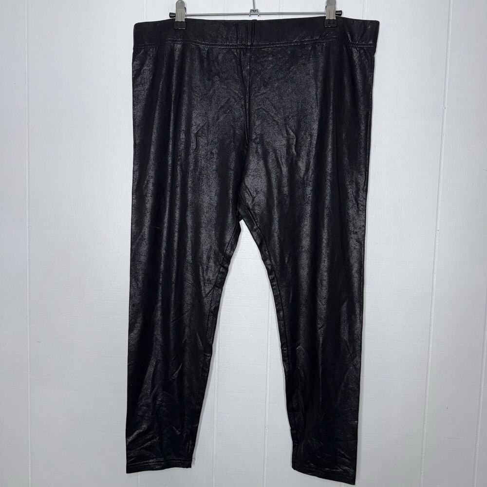 Soma Women’s Black Foil Essential Leggings Size XL Short NWT